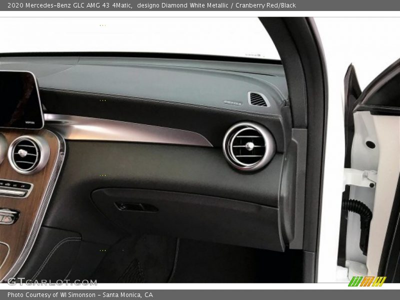 designo Diamond White Metallic / Cranberry Red/Black 2020 Mercedes-Benz GLC AMG 43 4Matic
