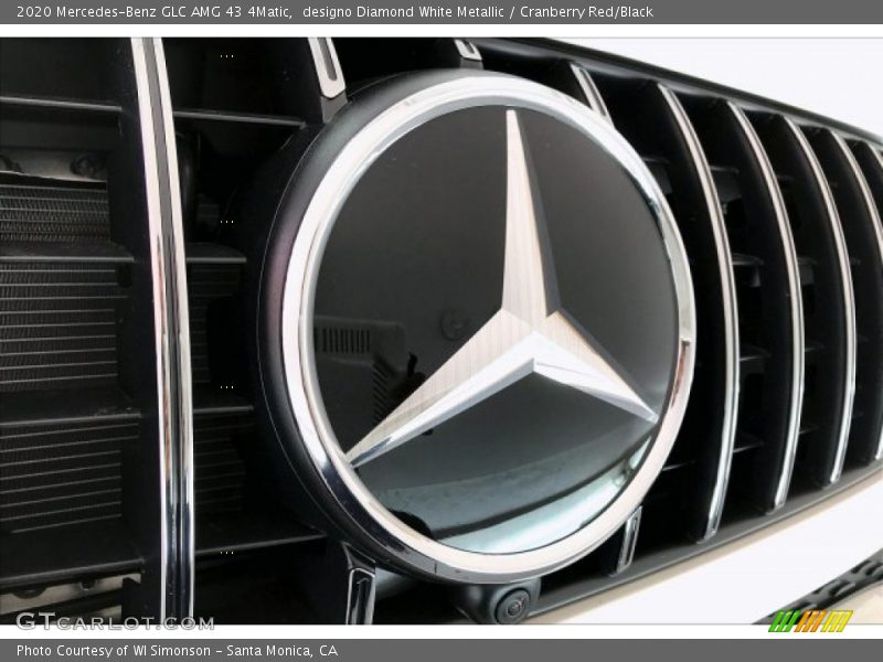 designo Diamond White Metallic / Cranberry Red/Black 2020 Mercedes-Benz GLC AMG 43 4Matic