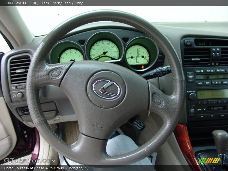 Black Cherry Pearl / Ivory 2004 Lexus GS 300