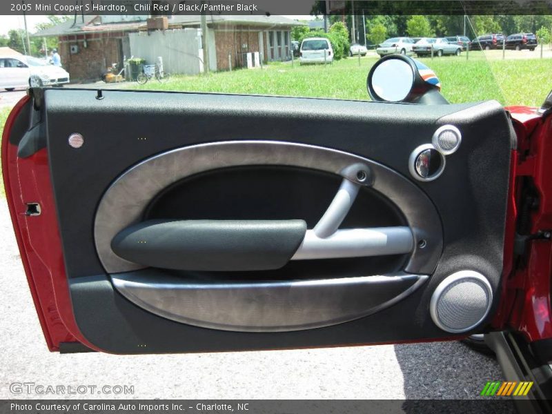 Chili Red / Black/Panther Black 2005 Mini Cooper S Hardtop