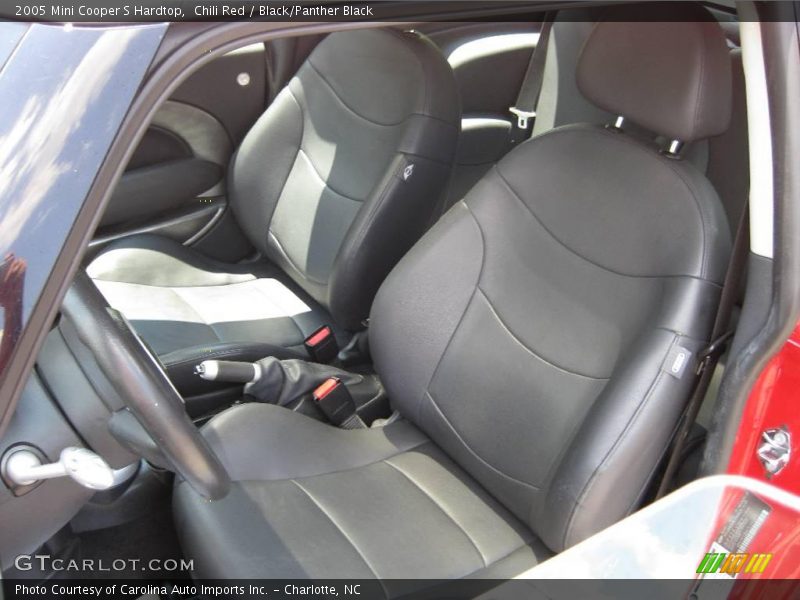 Chili Red / Black/Panther Black 2005 Mini Cooper S Hardtop