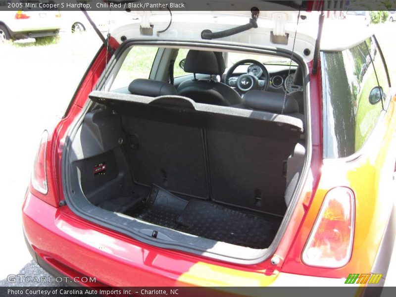 Chili Red / Black/Panther Black 2005 Mini Cooper S Hardtop