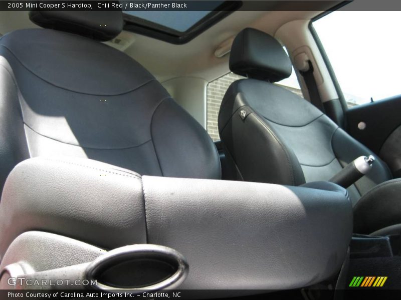 Chili Red / Black/Panther Black 2005 Mini Cooper S Hardtop