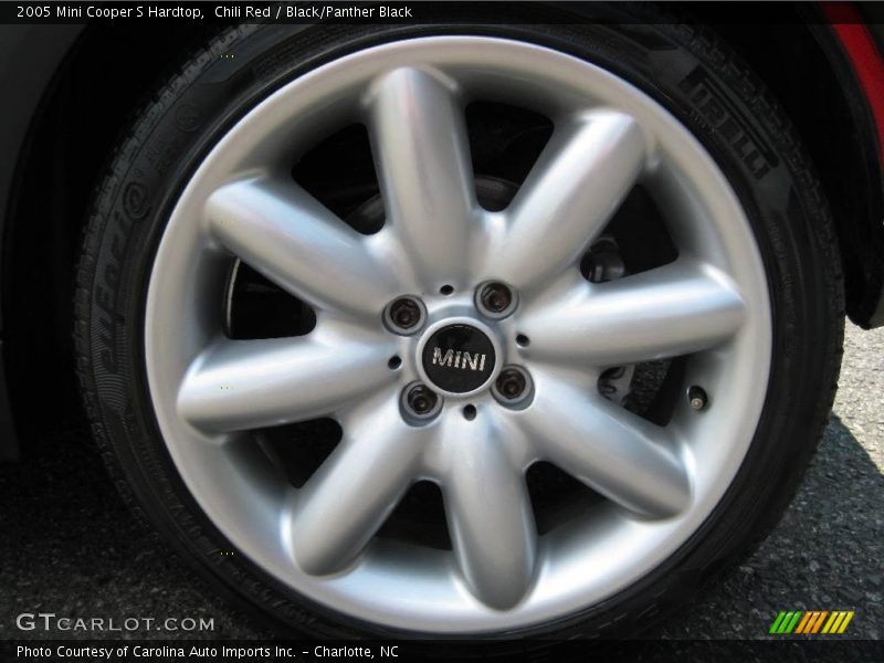 Chili Red / Black/Panther Black 2005 Mini Cooper S Hardtop