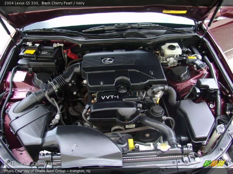 Black Cherry Pearl / Ivory 2004 Lexus GS 300
