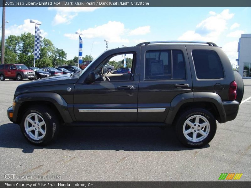 Dark Khaki Pearl / Dark Khaki/Light Graystone 2005 Jeep Liberty Limited 4x4
