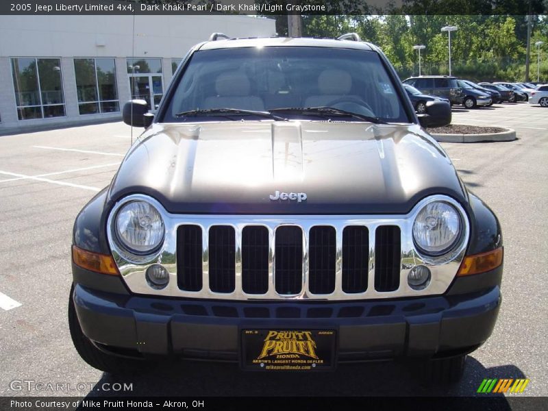 Dark Khaki Pearl / Dark Khaki/Light Graystone 2005 Jeep Liberty Limited 4x4