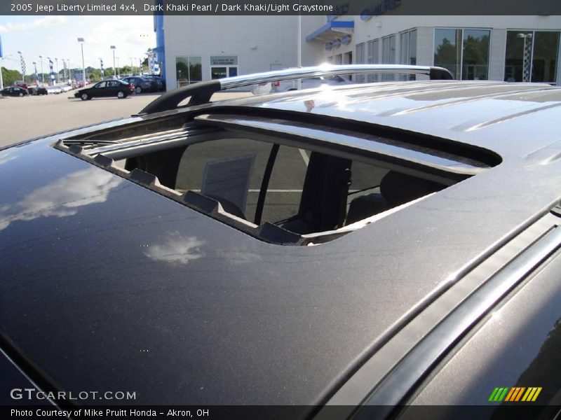 Dark Khaki Pearl / Dark Khaki/Light Graystone 2005 Jeep Liberty Limited 4x4