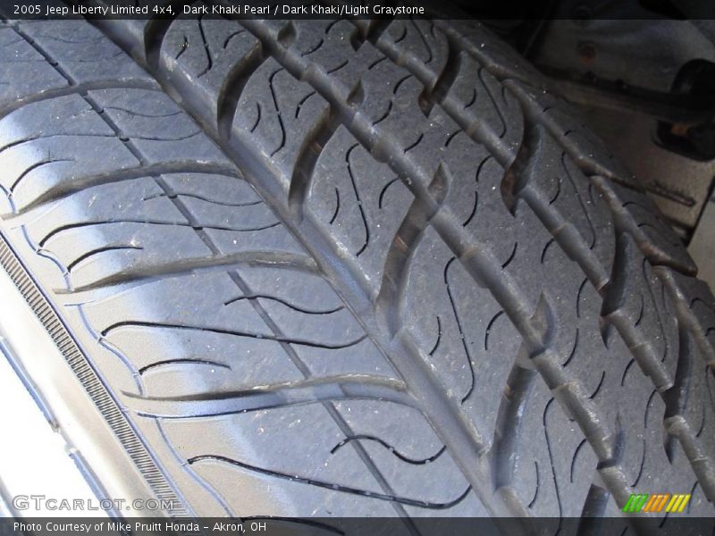 Dark Khaki Pearl / Dark Khaki/Light Graystone 2005 Jeep Liberty Limited 4x4