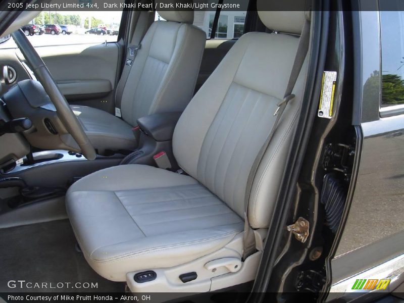 Dark Khaki Pearl / Dark Khaki/Light Graystone 2005 Jeep Liberty Limited 4x4