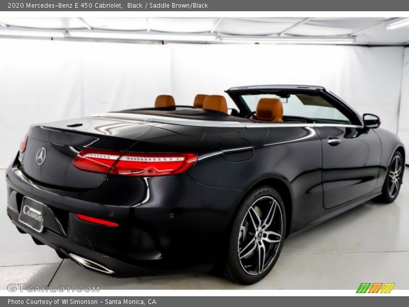 Black / Saddle Brown/Black 2020 Mercedes-Benz E 450 Cabriolet