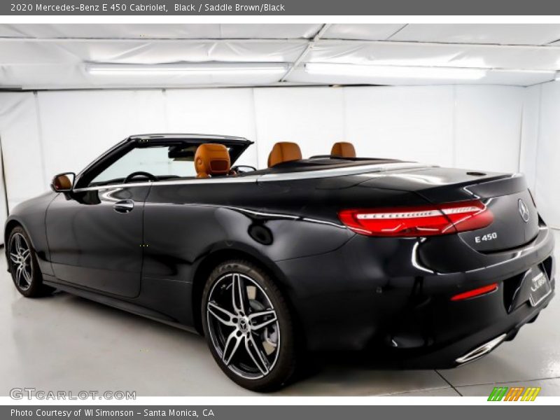 Black / Saddle Brown/Black 2020 Mercedes-Benz E 450 Cabriolet