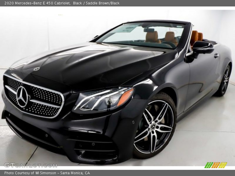 Black / Saddle Brown/Black 2020 Mercedes-Benz E 450 Cabriolet