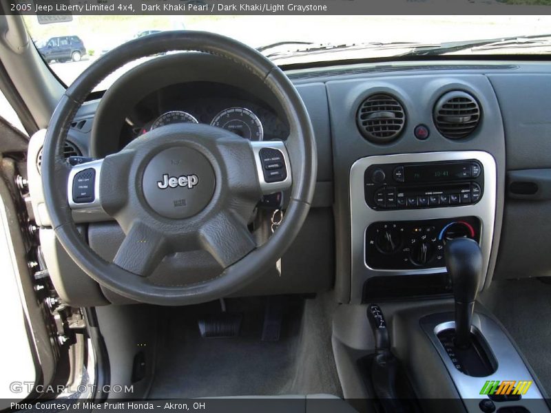 Dark Khaki Pearl / Dark Khaki/Light Graystone 2005 Jeep Liberty Limited 4x4