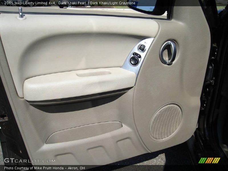 Dark Khaki Pearl / Dark Khaki/Light Graystone 2005 Jeep Liberty Limited 4x4
