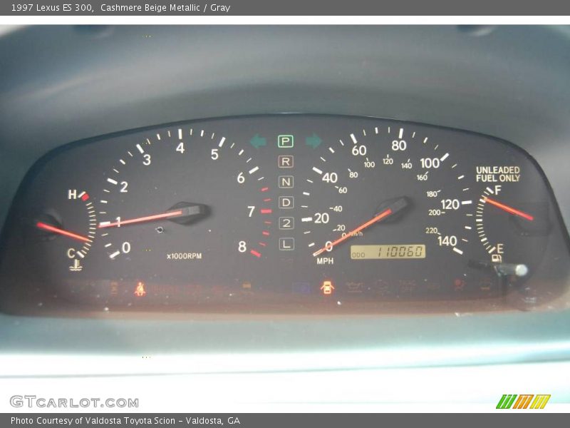 Cashmere Beige Metallic / Gray 1997 Lexus ES 300