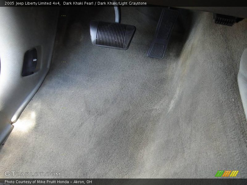 Dark Khaki Pearl / Dark Khaki/Light Graystone 2005 Jeep Liberty Limited 4x4