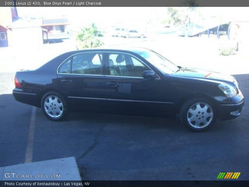 Blue Onyx Pearl / Light Charcoal 2001 Lexus LS 430