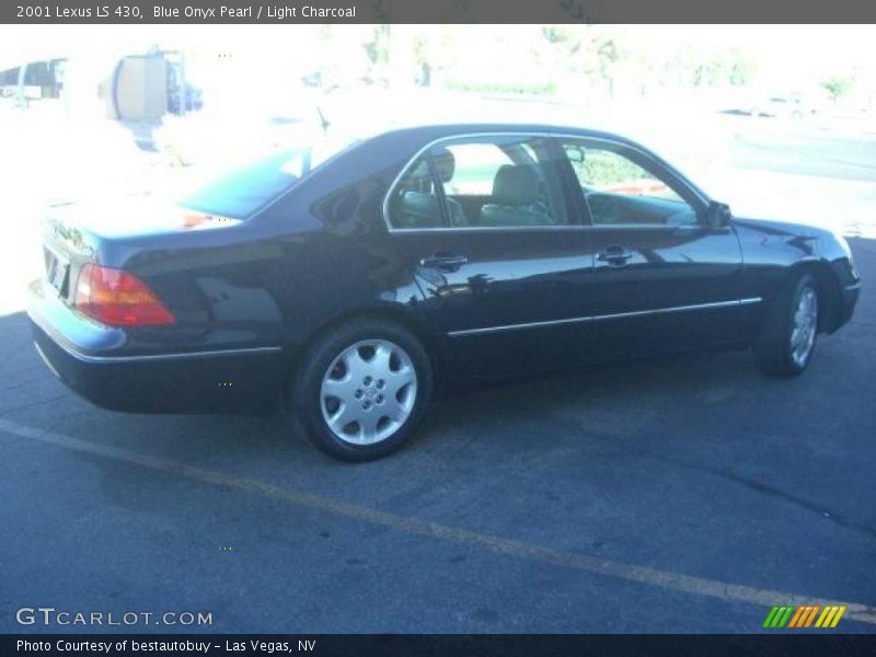 Blue Onyx Pearl / Light Charcoal 2001 Lexus LS 430