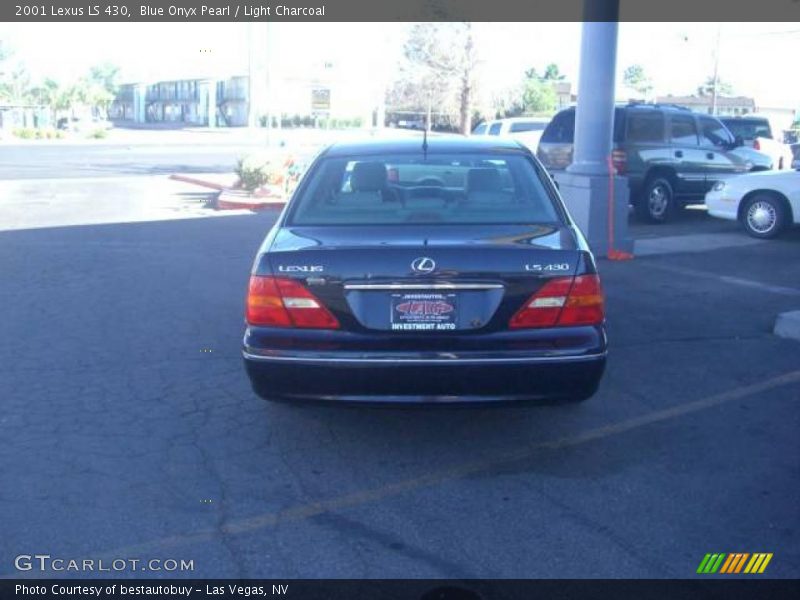 Blue Onyx Pearl / Light Charcoal 2001 Lexus LS 430