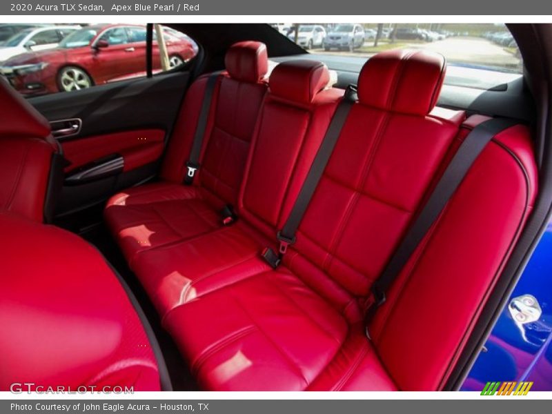 Apex Blue Pearl / Red 2020 Acura TLX Sedan