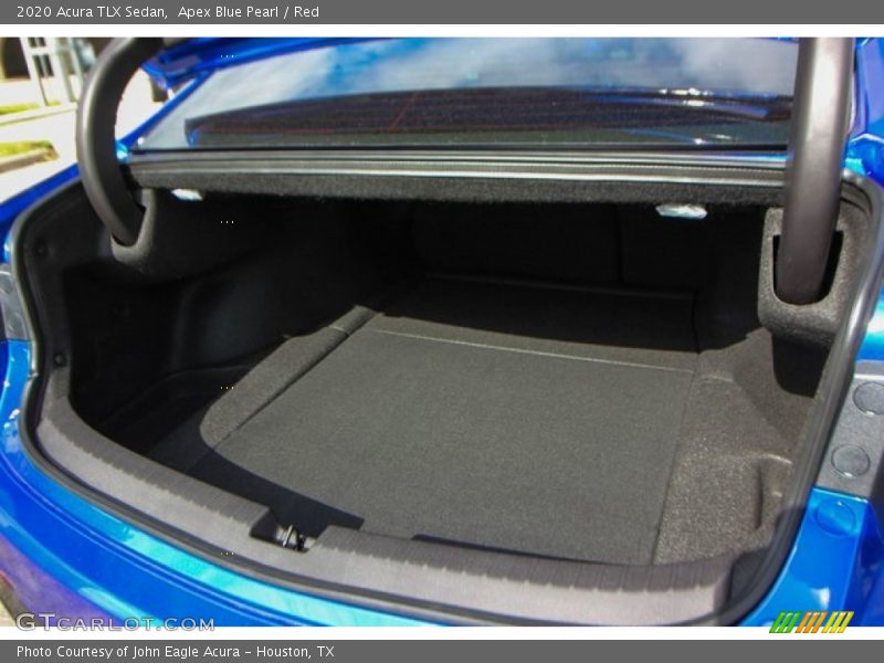 Apex Blue Pearl / Red 2020 Acura TLX Sedan