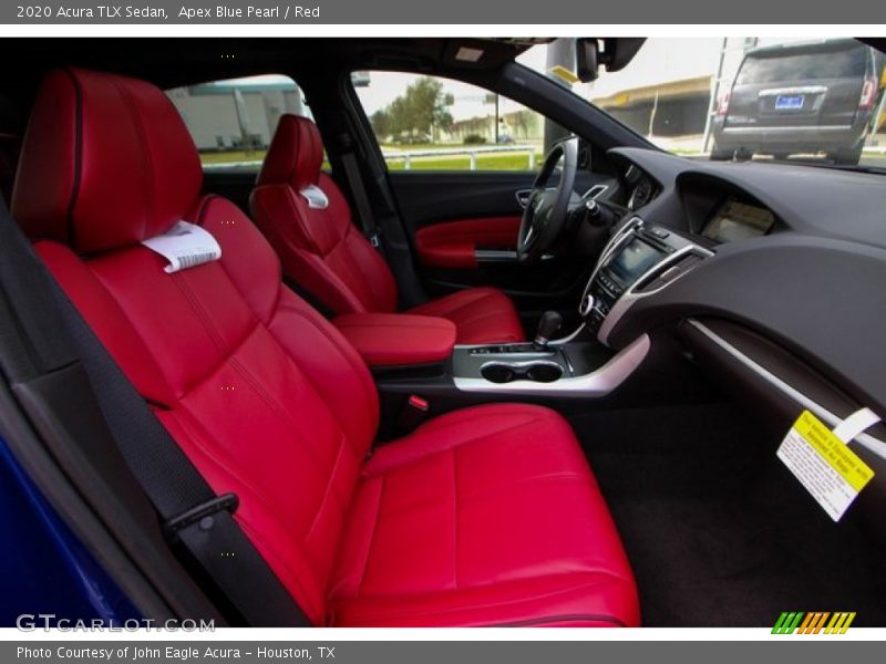 Apex Blue Pearl / Red 2020 Acura TLX Sedan