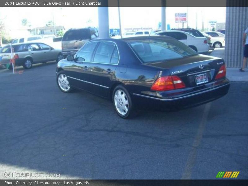 Blue Onyx Pearl / Light Charcoal 2001 Lexus LS 430