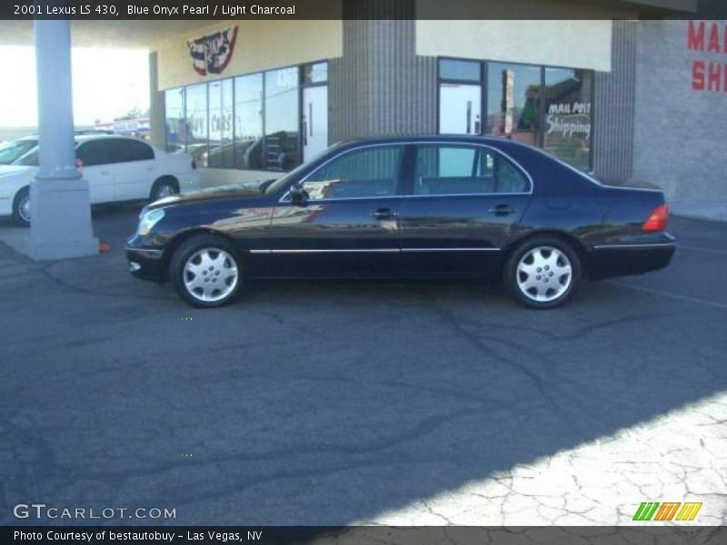 Blue Onyx Pearl / Light Charcoal 2001 Lexus LS 430