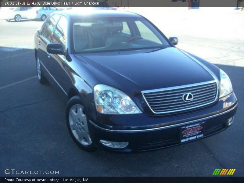 Blue Onyx Pearl / Light Charcoal 2001 Lexus LS 430