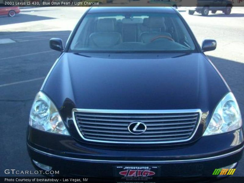 Blue Onyx Pearl / Light Charcoal 2001 Lexus LS 430