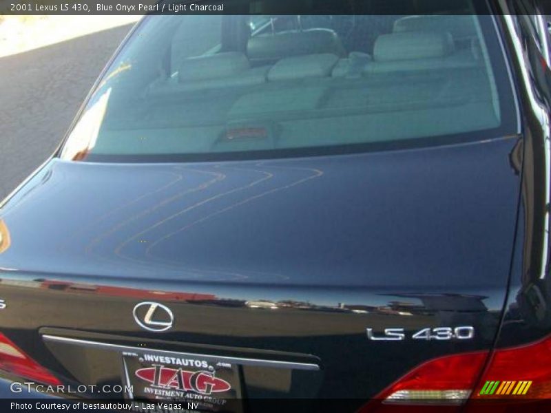 Blue Onyx Pearl / Light Charcoal 2001 Lexus LS 430