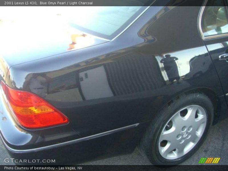 Blue Onyx Pearl / Light Charcoal 2001 Lexus LS 430