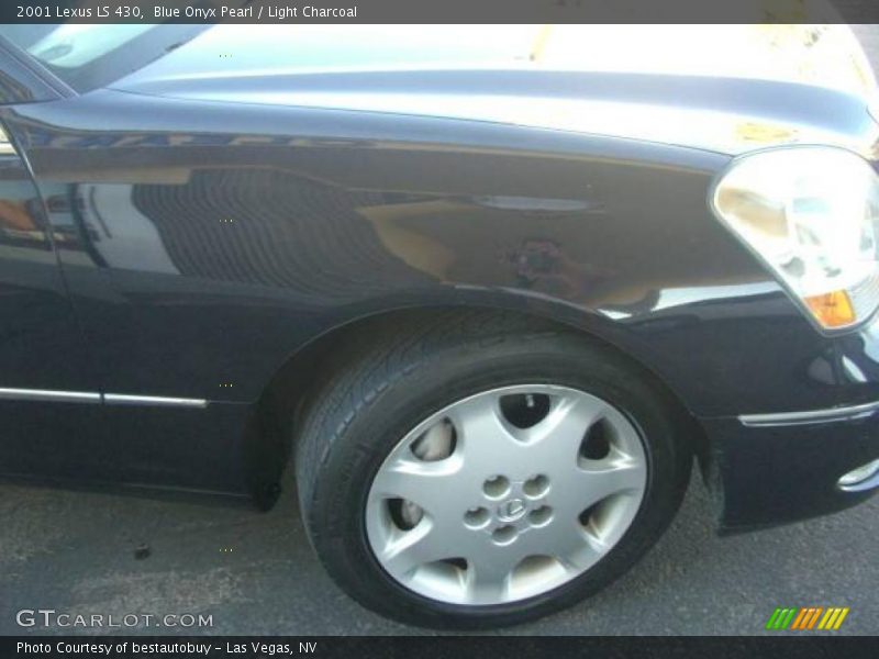 Blue Onyx Pearl / Light Charcoal 2001 Lexus LS 430