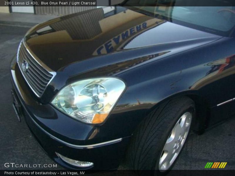 Blue Onyx Pearl / Light Charcoal 2001 Lexus LS 430