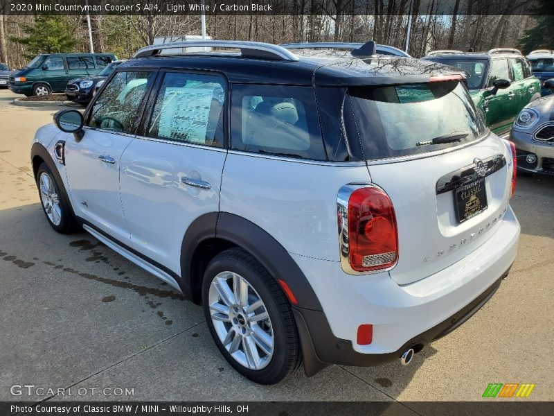 Light White / Carbon Black 2020 Mini Countryman Cooper S All4