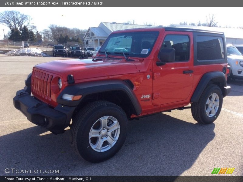 Firecracker Red / Black 2020 Jeep Wrangler Sport 4x4