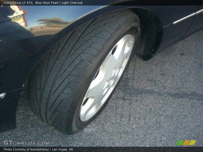 Blue Onyx Pearl / Light Charcoal 2001 Lexus LS 430