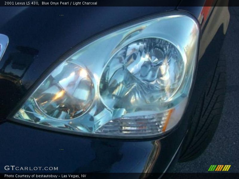 Blue Onyx Pearl / Light Charcoal 2001 Lexus LS 430