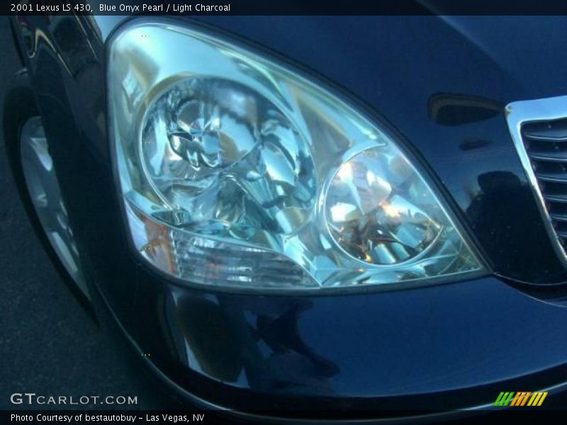 Blue Onyx Pearl / Light Charcoal 2001 Lexus LS 430