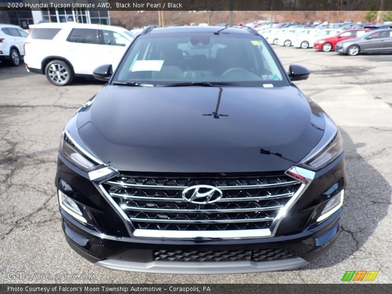 Black Noir Pearl / Black 2020 Hyundai Tucson Ultimate AWD