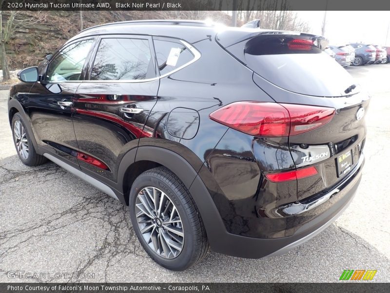 Black Noir Pearl / Black 2020 Hyundai Tucson Ultimate AWD
