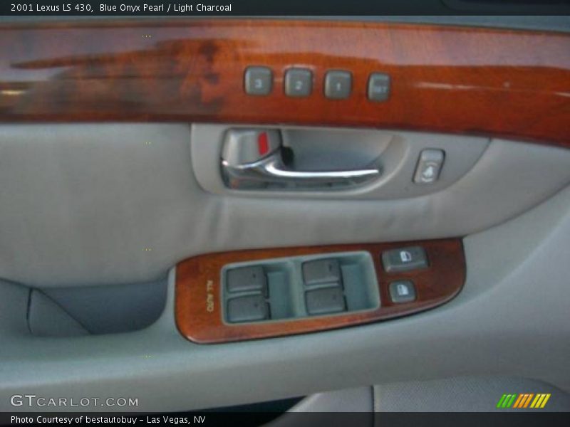Blue Onyx Pearl / Light Charcoal 2001 Lexus LS 430