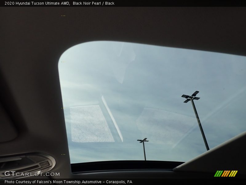 Black Noir Pearl / Black 2020 Hyundai Tucson Ultimate AWD