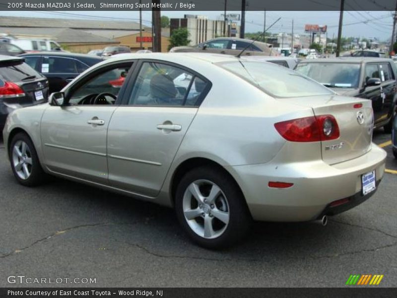 Shimmering Sand Metallic / Beige 2005 Mazda MAZDA3 i Sedan