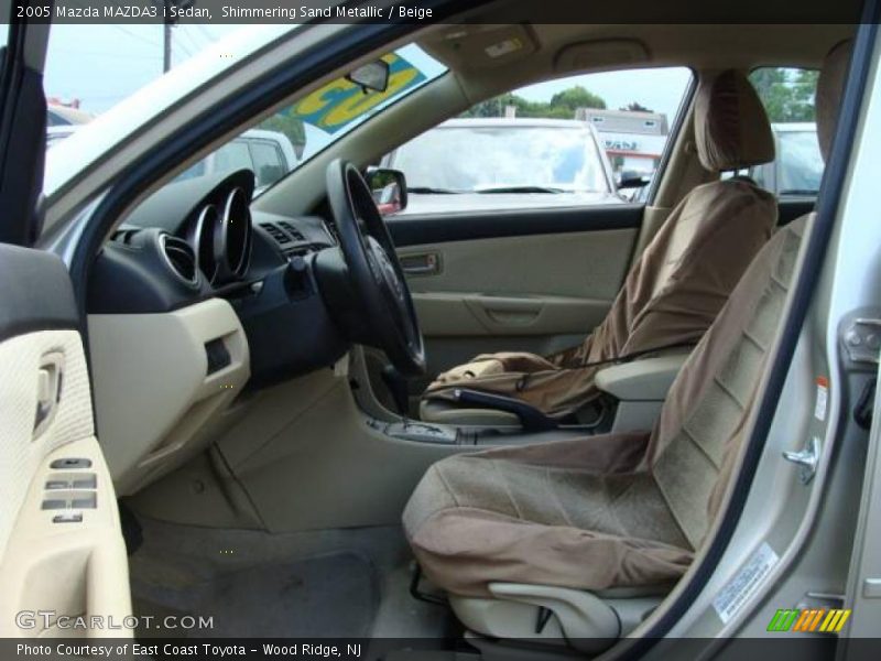 Shimmering Sand Metallic / Beige 2005 Mazda MAZDA3 i Sedan