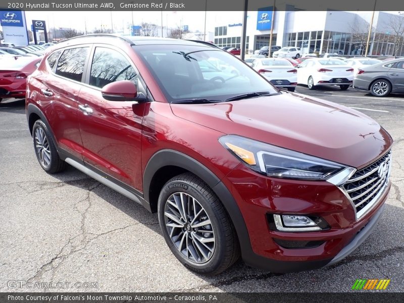 Gemstone Red / Black 2020 Hyundai Tucson Ultimate AWD