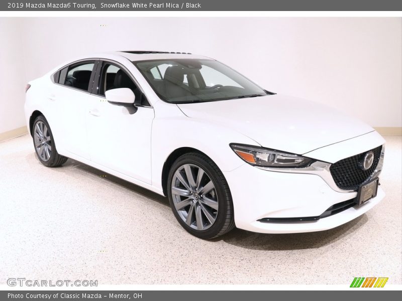 Snowflake White Pearl Mica / Black 2019 Mazda Mazda6 Touring