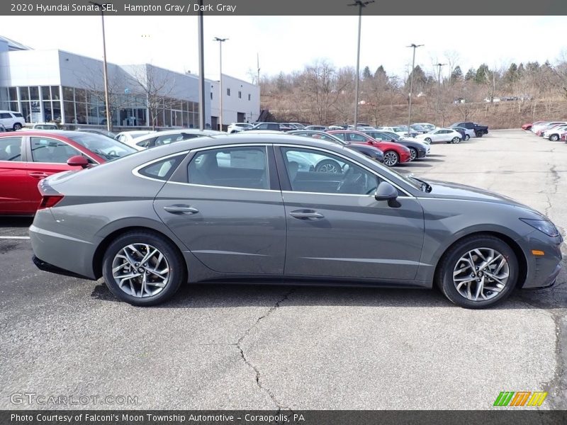 Hampton Gray / Dark Gray 2020 Hyundai Sonata SEL