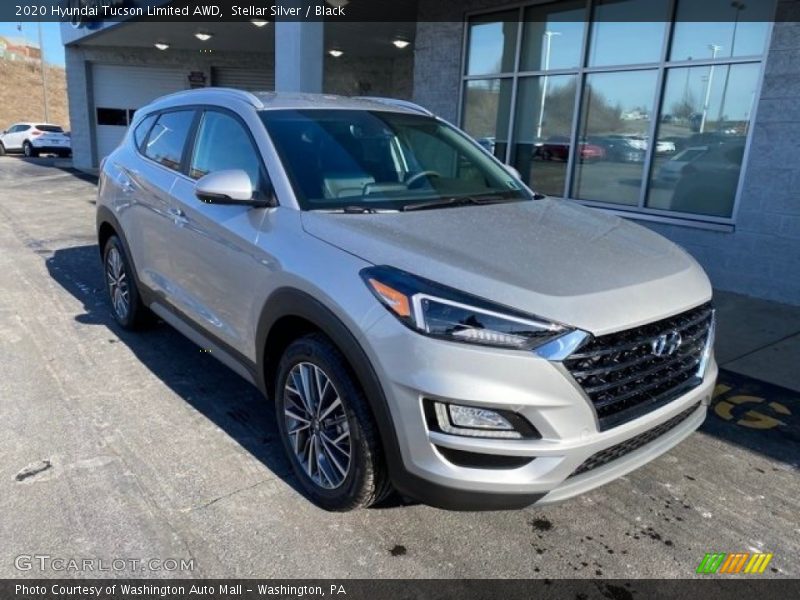 Stellar Silver / Black 2020 Hyundai Tucson Limited AWD